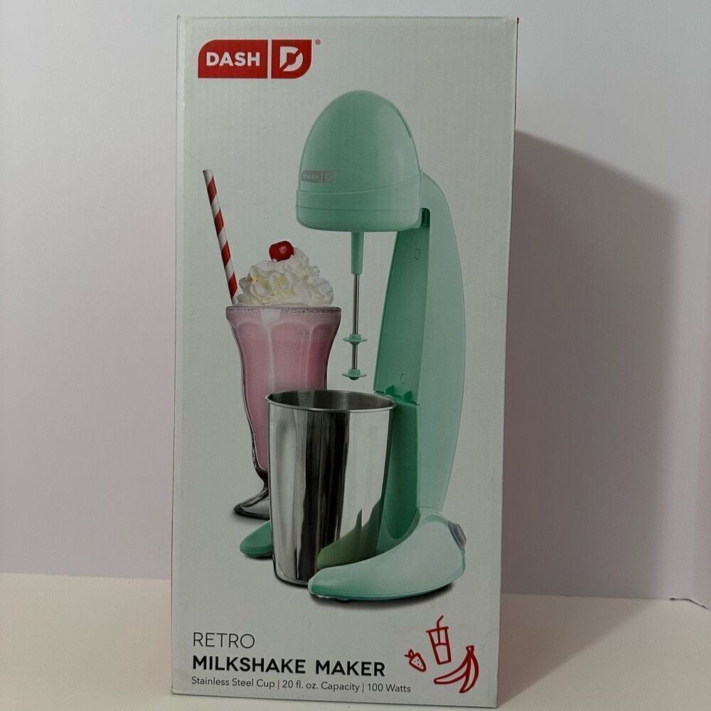 Dash Retro Milkshake Maker Stainless Steel 20 fl. Oz cup